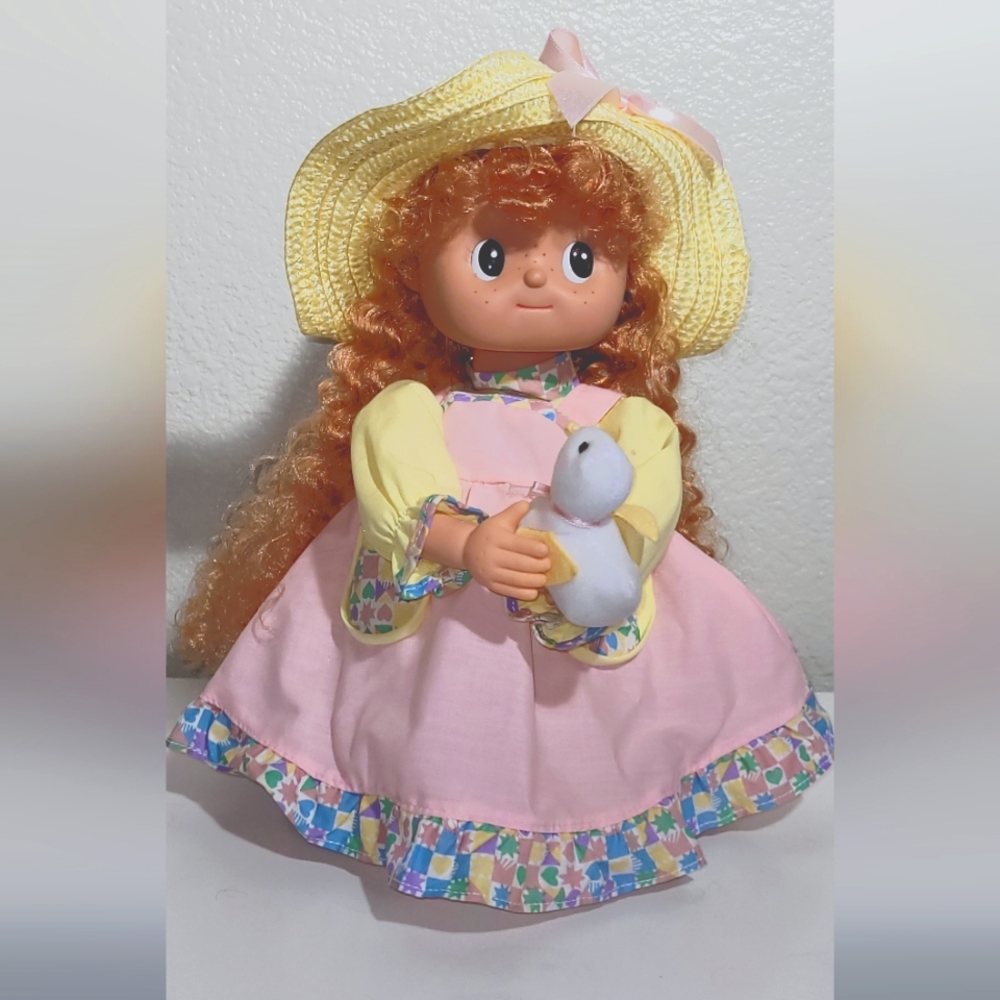 1994 Telco Easter Display Figure Adorable Girl with Chick